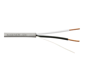 2 Core 22 AWG Unshielded Single Strand Solid Conductor Cable